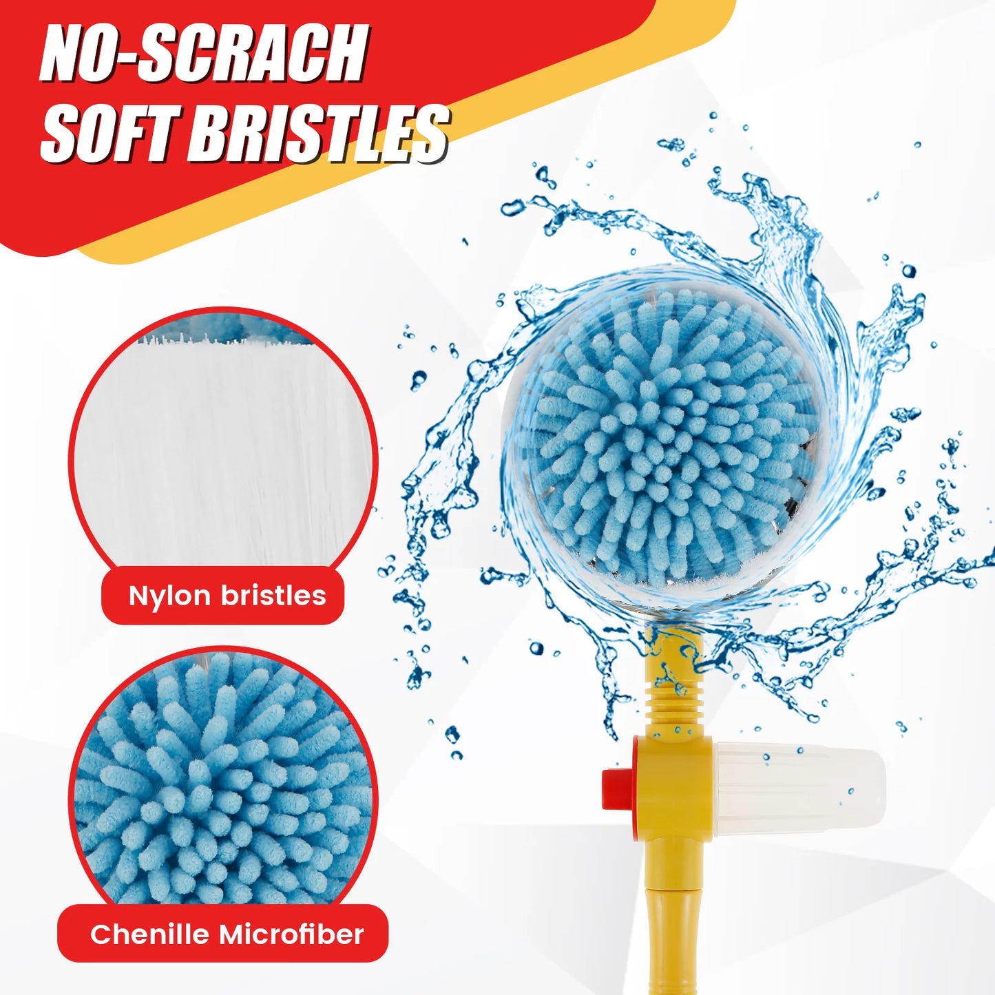 UltraScrub 360 spinning carwash brush