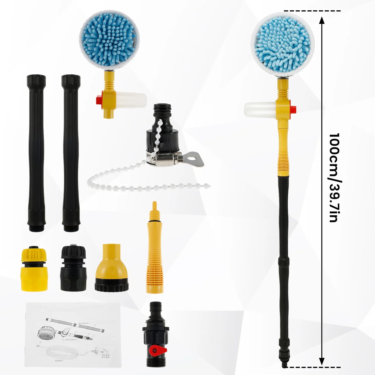 UltraScrub 360 spinning carwash brush